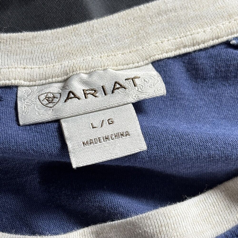 Ariat Aztec Raglan Tee Size Large - Picture 5 of 8